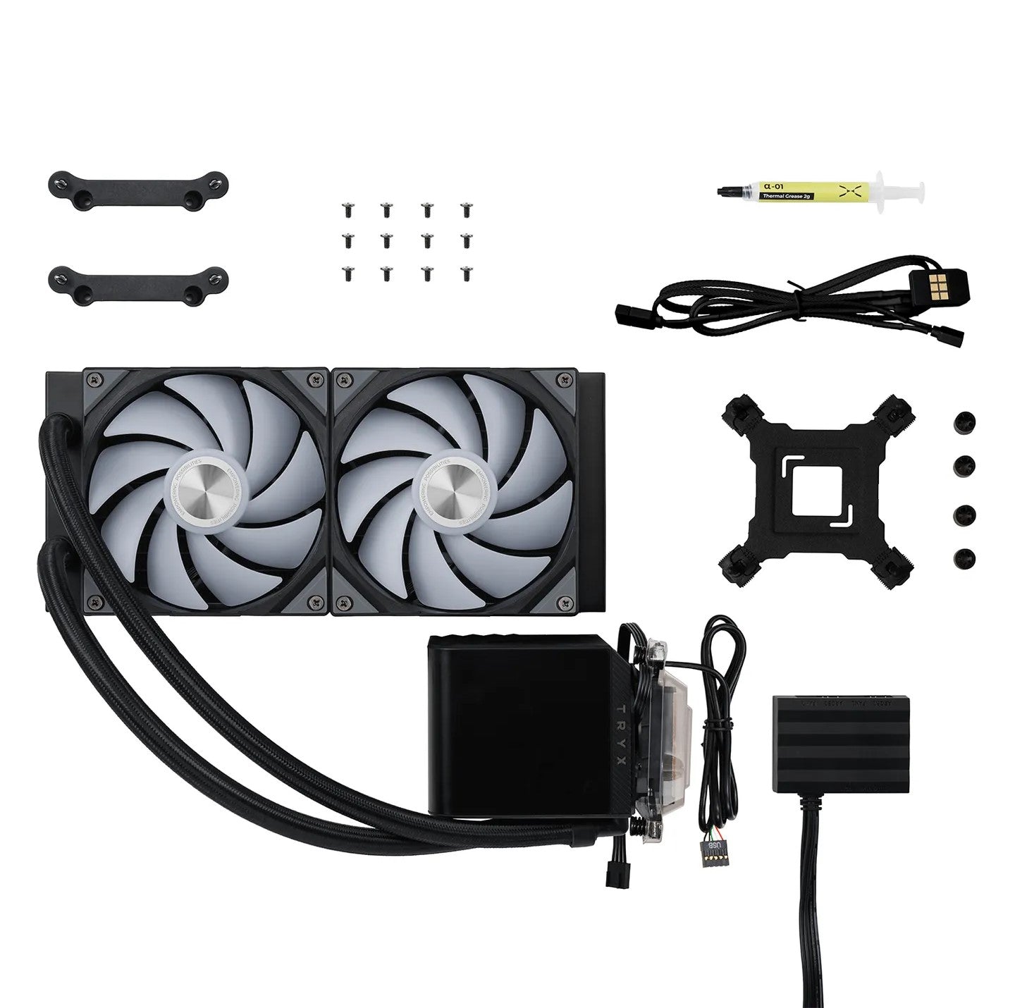 TRYX PANORAMA 240mm AIO Liquid Cooler ARGB