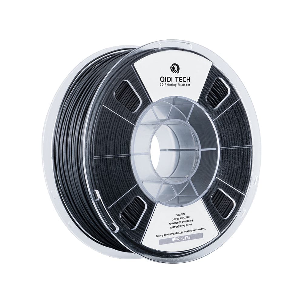 QIDI | PETG-Tough Filament 3D printing Black, White,  Blue