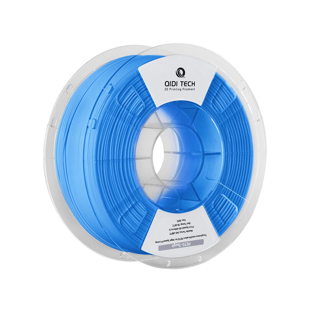 QIDI | PETG-Tough Filament 3D printing Black, White,  Blue