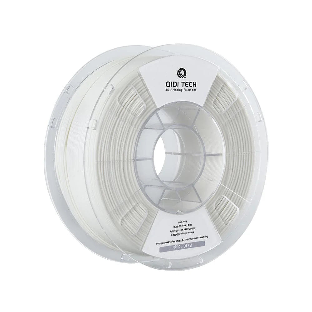 QIDI | PETG-Tough Filament 3D printing Black, White,  Blue