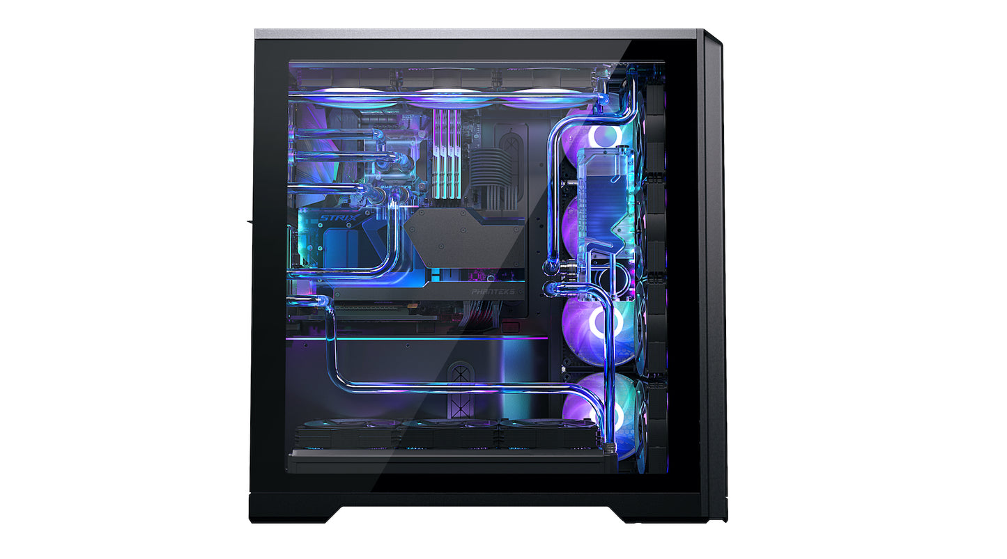 Phanteks Enthoo Pro 2 Full Tower – High-Performance Fabric mesh, Tempered Glass, Dual System/PSU Support, Massive Storage, Digital-RGB Lighting, Black (PH-ES620PTG-DBK01)