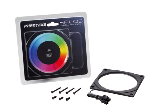 Phanteks Halos 120mm RGB LED Fan Frame (PH-FF120RGBP_BK01)