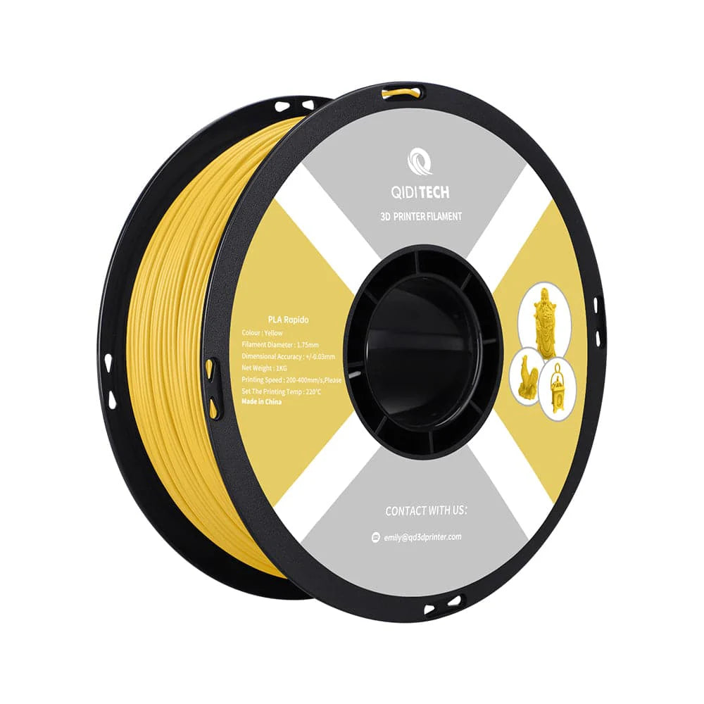 QIDI | PLA Rapid Filament Black 1.75mm 1kg 3D Printer Filament