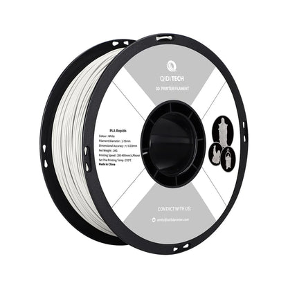 QIDI PLA Rapido Filament Black 1.75mm 3D Printer