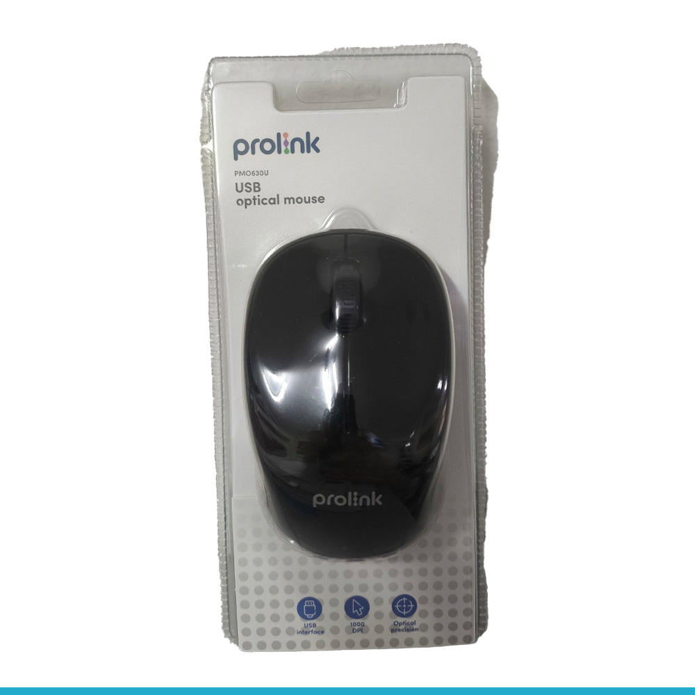 Pinklehub | Prolink MO630U Wired Mouse Black