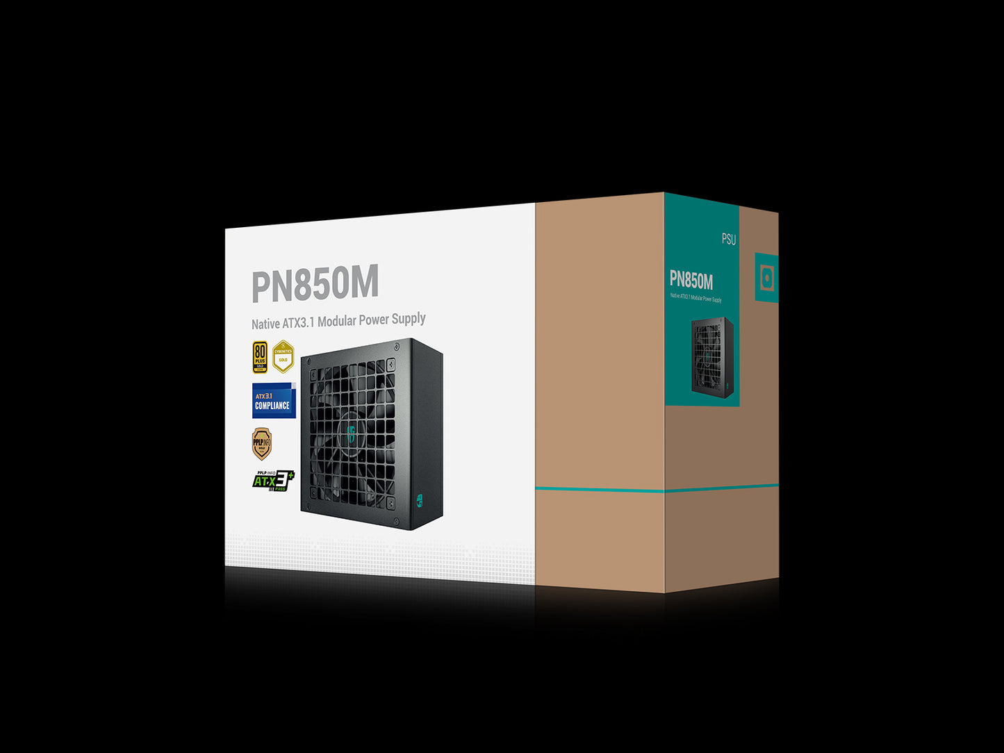 DEEPCOOL GamerStorm PN850M 850W 80+ Gold Native ATX3.1 Modular Power Supply - Black