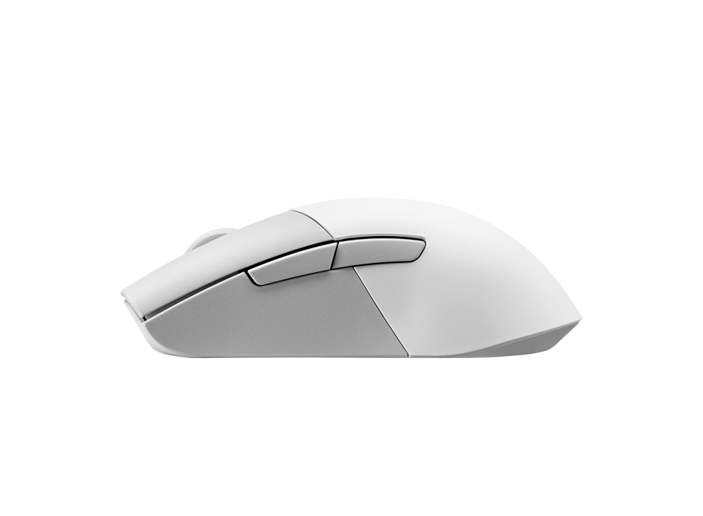 ASUS ROG Keris Wireless AimPoint lightweight 75-gram wireless RGB gaming mouse, 36,000 dpi ROG AimPoint optical sensor, tri-mode connectivity, ROG SpeedNova wireless technology, swappable mouse switches, ROG Micro Switches, PBT buttons, ROG Paracord