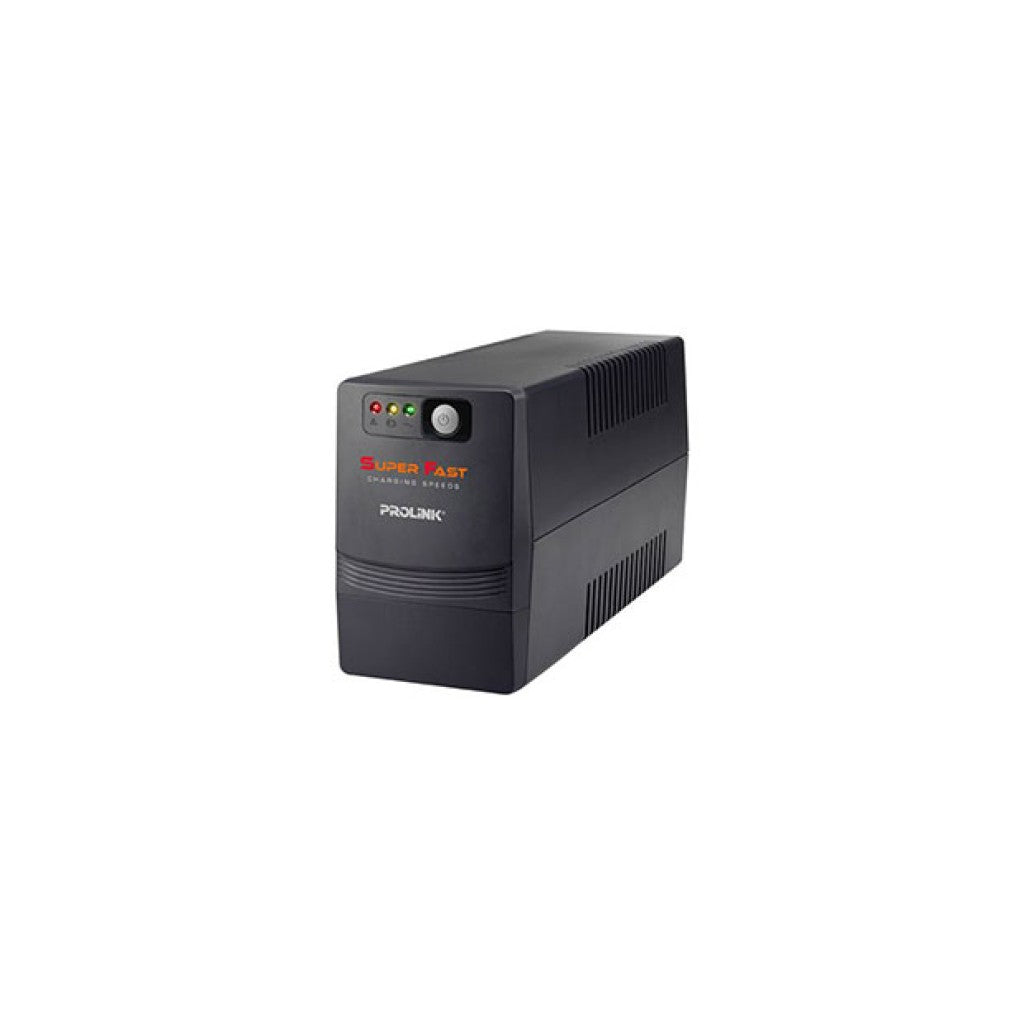 Prolink 1201SFCU 1200VA Line Interactive UPS w/AVR, 4x Universal Socket