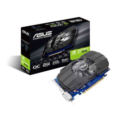 ASUS Phoenix GeForce® GT 1030 OC edition 2GB GDDR5 is the best for compact PC build and home entertainment