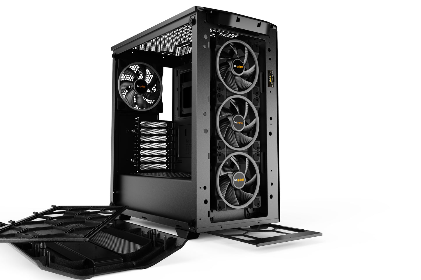 Be Quiet PURE BASE 500 FX Black Impressive lighting, exceptional airflow (BGW43)