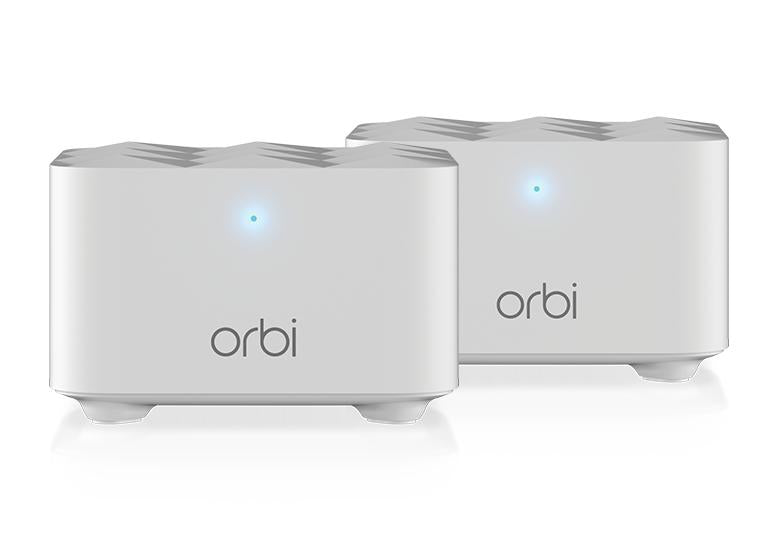 NETGEAR AC1200 Mesh WiFi System Orbi Dual-band Mesh WiFi System, 1.2Gbps, Router + 1 Satellite (RBK12-100PRR)