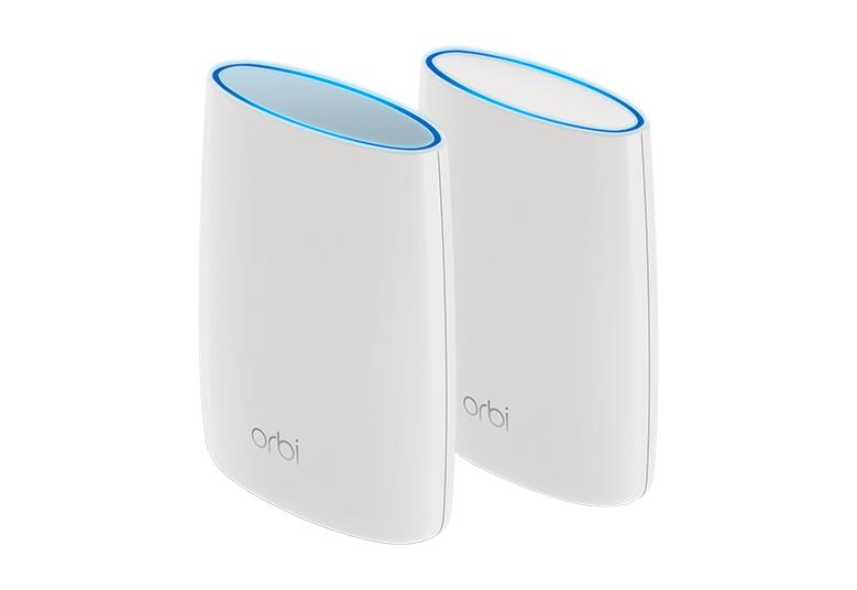 NETGEAR AC3000 Orbi Tri-band Mesh WiFi System, 3Gbps, Router + 1 Satellite(RBK50-100SQR)