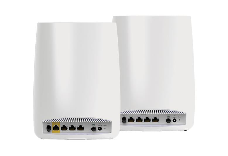 NETGEAR AC3000 Orbi Tri-band Mesh WiFi System, 3Gbps, Router + 1 Satellite(RBK50-100SQR)