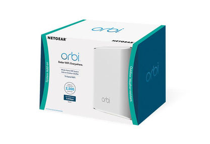 NETGEAR AC3000 Orbi Tri-band Mesh WiFi Outdoor Satellite Range Extender, 3Gbps (RBS50Y-200EUS)