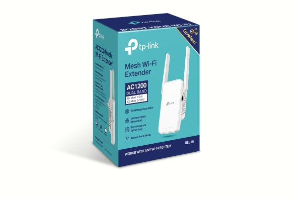 Tp-Link RE315 I AC1200 Mesh Wi-Fi Range Extenderr