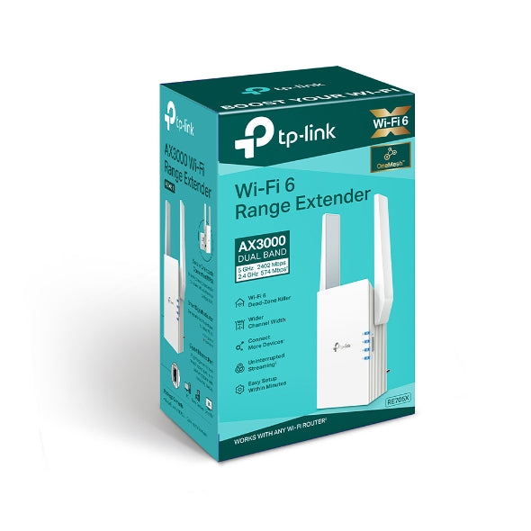 Tp-Link RE705X I AX3000 Mesh WiFi 6 Extender