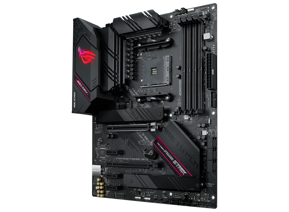 ASUS ROG STRIX B550-F GAMING WIFI II,Ready for AMD Ryzen™ 3000 and 5000 series, plus 5000 and 4000 G-series desktop processors,PCIe® 4.0-ready, dual M.2 slots, USB 3.2 Gen 2 Type-C®, plus HDMI® 2.1 and DisplayPort™ 1.2 output