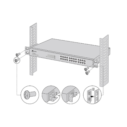 Tp-Link RackMount Kit-19 I 19-inch Switches Rack Mount Kit