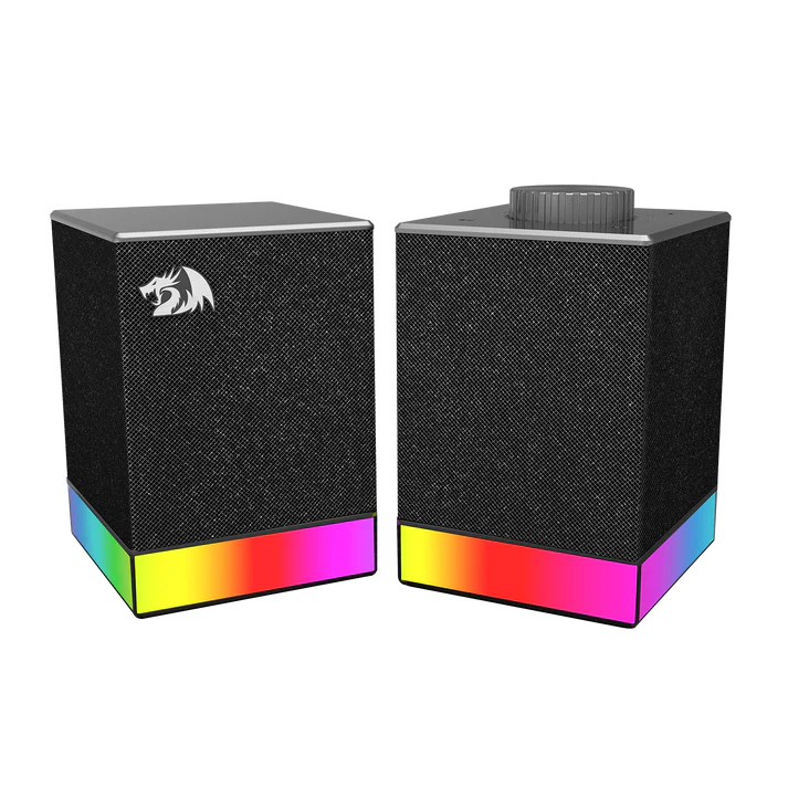 REDRAGON GLYPH GS517 2.0 BLUETOOTH STEREO RGB SPEAKER BLACK