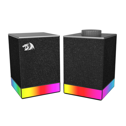 REDRAGON GLYPH GS517 2.0 BLUETOOTH STEREO RGB SPEAKER BLACK