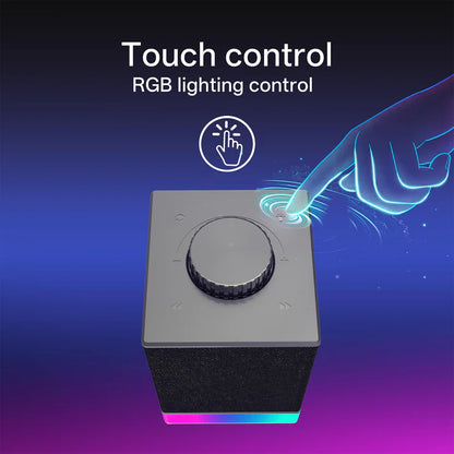 REDRAGON GLYPH GS517 2.0 BLUETOOTH STEREO RGB SPEAKER BLACK