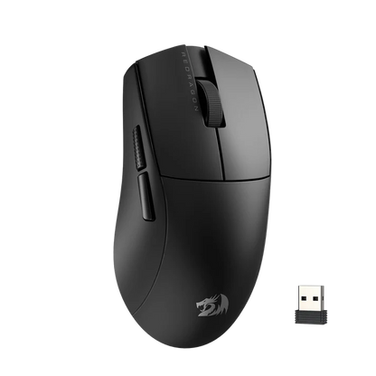 Redragon M916-WL-LITE K1ng Wireless Lite Dual Mode Ultra Light-Weight Gaming Mouse - Black