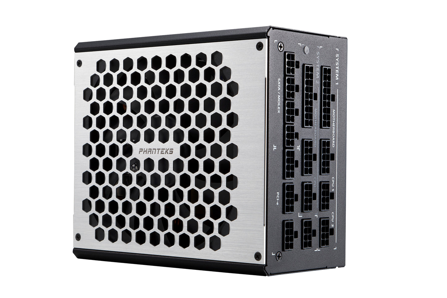 Phanteks 80+ Platinum - Built-in Power Splitter 1200W Fully Modular Design Dual System Support Power Supply (PH-P1200PS)