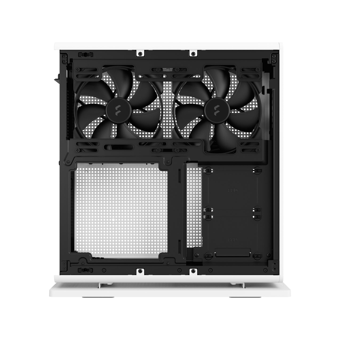 Fractal Design Ridge White Mini-ITX Slim Small Form Factor Console PC Case (FD-C-RID1N)