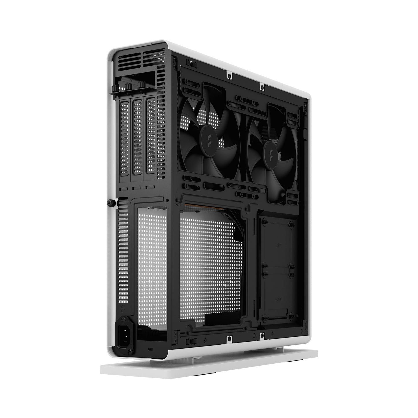 Fractal Design Ridge White Mini-ITX Slim Small Form Factor Console PC Case (FD-C-RID1N)