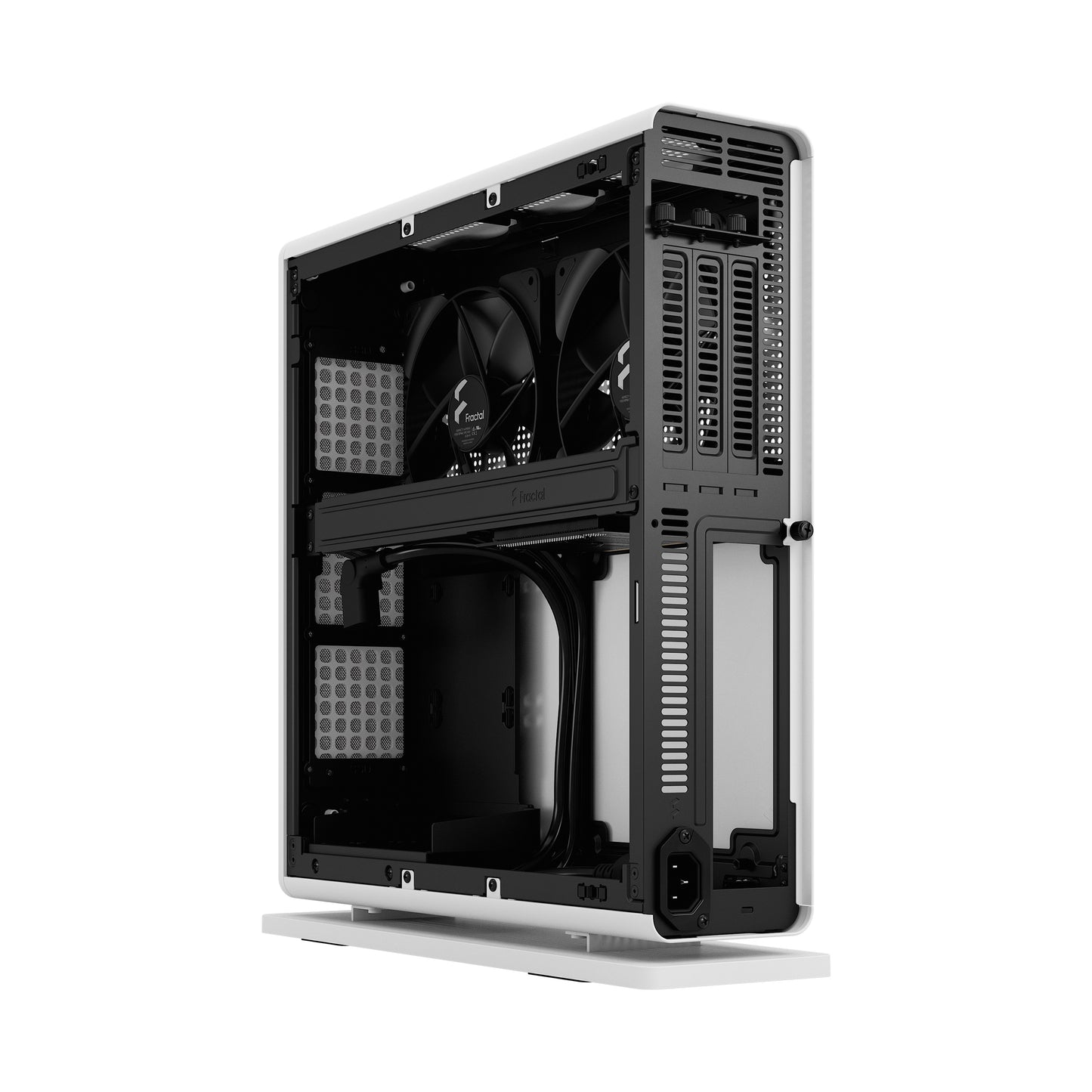 Fractal Design Ridge White Mini-ITX Slim Small Form Factor Console PC Case (FD-C-RID1N)