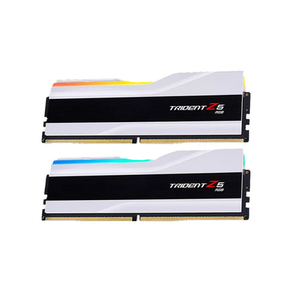 G.skill Trident Z5 RGB DDR5-6000 CL36-36-36-96 1.35V 32GB (2x16GB) DDR5 DRAM WHITE (F5-6000J3636F16GX2-TZ5RW)