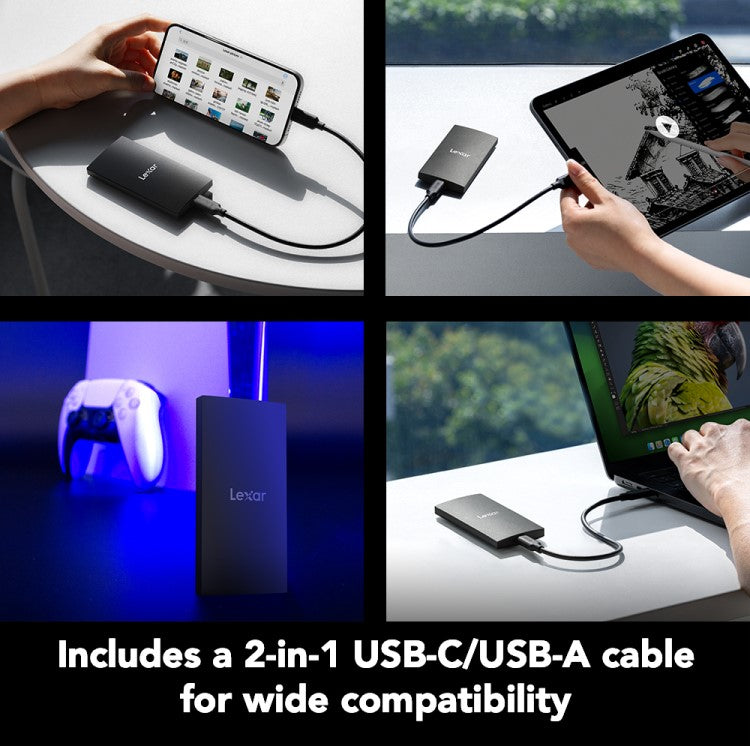 LEXAR 1TB SL300 External Solid State Drive