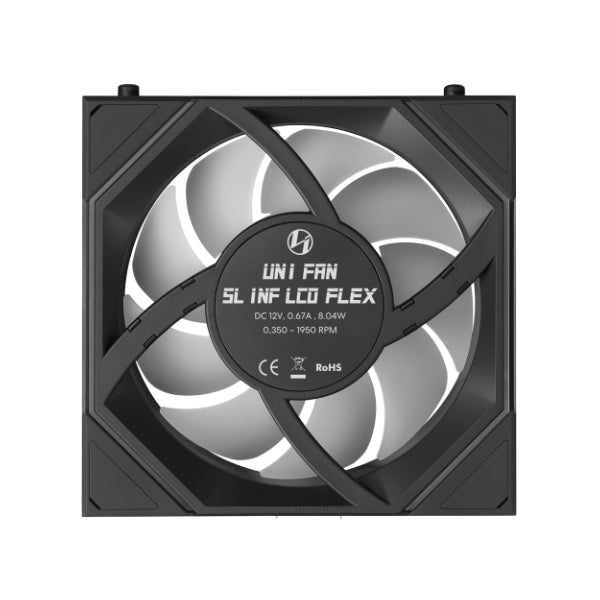 Lian Li UNI FAN SLINF LCD FLEX 120mm Cooling Fan