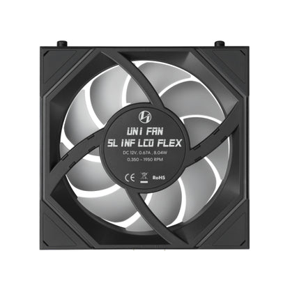 Lian Li UNI FAN SLINF LCD FLEX 120mm Cooling Fan