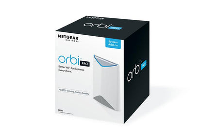 NETGEAR AC3000 Tri-Band Orbi Pro Business WiFi Add-on Satellite (SRS60-100EUS)