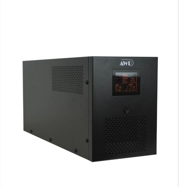 AWP AID3000 Pro Aide Pro LCD 1800W-3000VA UPS with AVR Uninterruptible Power Supply (6 Sockets)