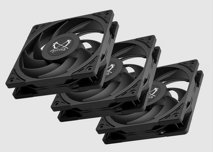 Scythe Wonder Tornado 120mm x 25mm PWM - 2000 RPM - 3 Pack