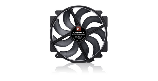 Noctua NF-A14x25R G2 PWM chromax.black Next-gen black round 140mm fan