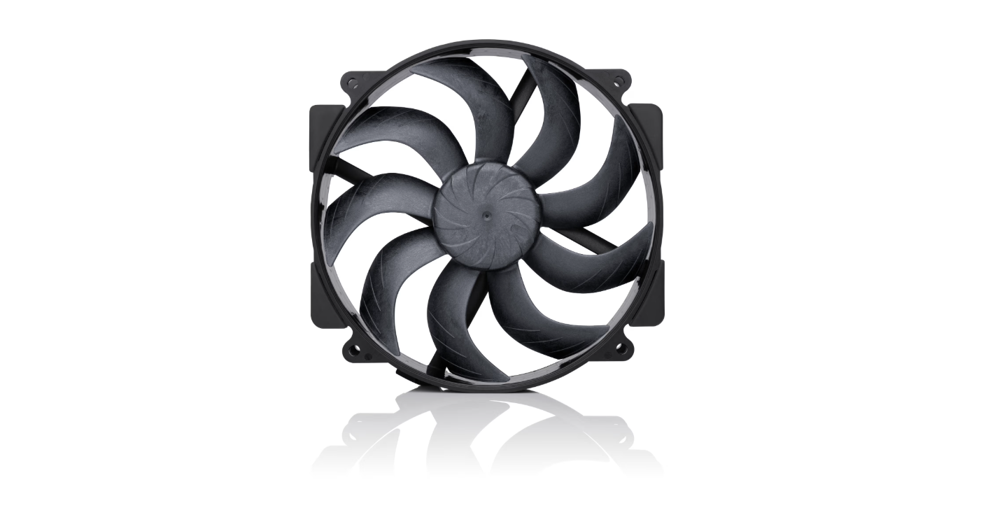 Noctua NF-A14x25R G2 PWM chromax.black Next-gen black round 140mm fan