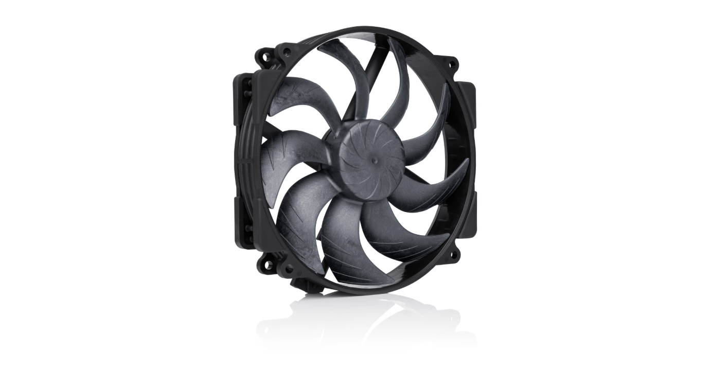 Noctua NF-A14x25R G2 PWM chromax.black Next-gen black round 140mm fan
