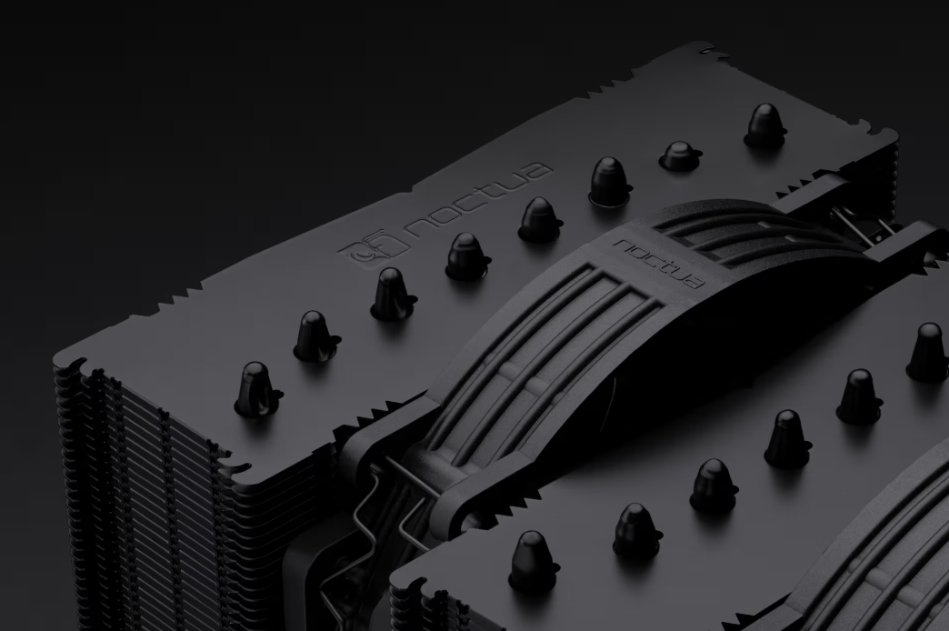 Noctua NF-A14x25R G2 PWM chromax.black Next-gen black round 140mm fan