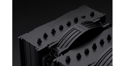 Noctua NF-A14x25r G2 PWM Sx2-PP chromax.black Next-gen black round 140mm dual fan set