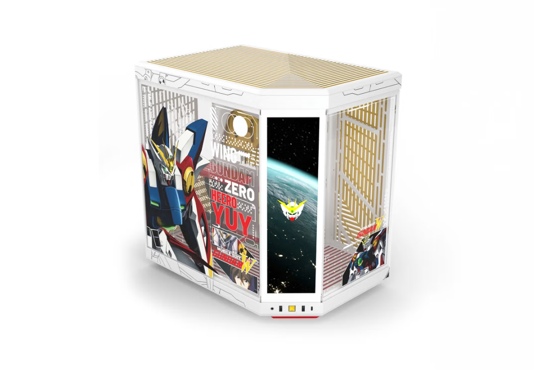 HYTE Gundam Wing Y70 Touch Infinite Modern Aesthetic Case Dual Chamber Mid-Tower ATX Case