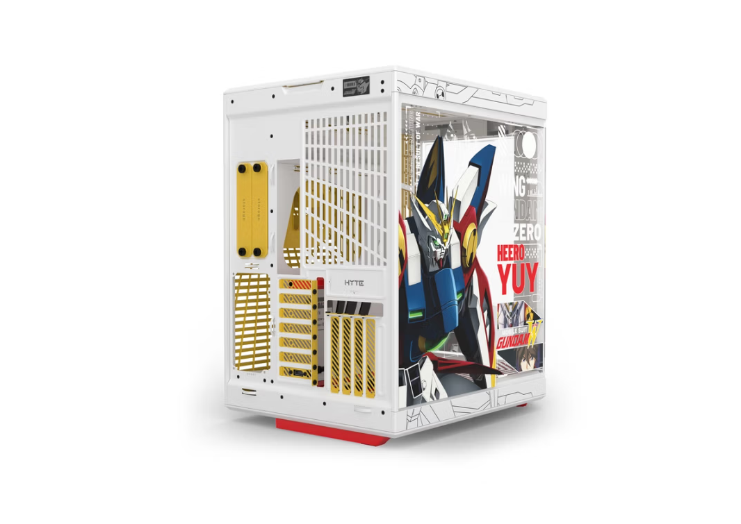 HYTE Gundam Wing Y70 Touch Infinite Modern Aesthetic Case Dual Chamber Mid-Tower ATX Case