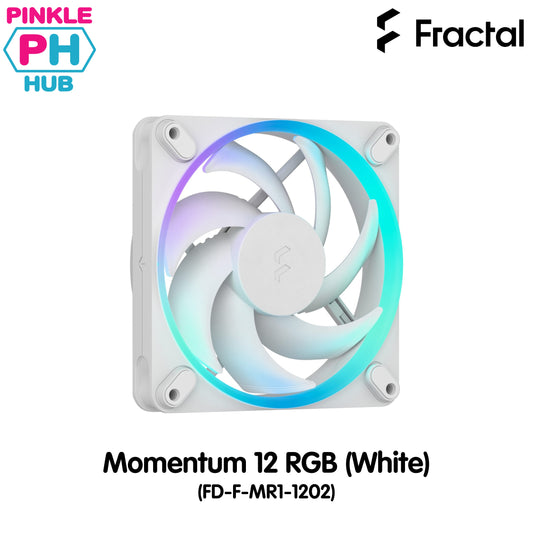 Fractal Design Momentum 12 RGB Black/White 120mm Fan