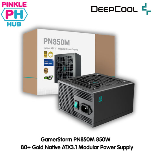 DEEPCOOL GamerStorm PN850M 850W 80+ Gold Native ATX3.1 Modular Power Supply - Black