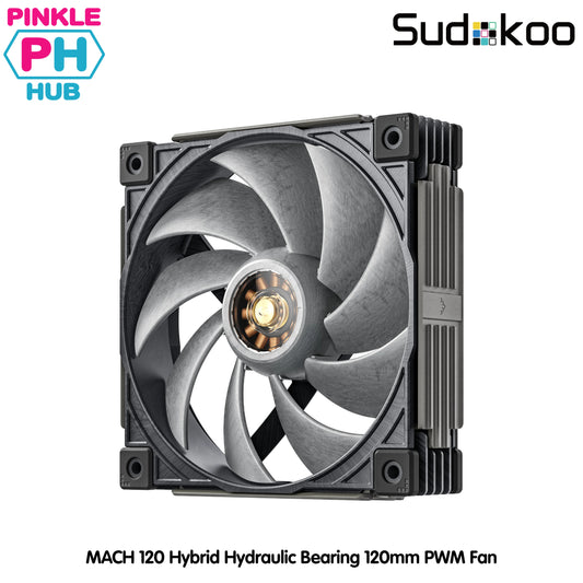 SUDOKOO MACH 120 Hybrid Hydraulic Bearing 120mm PWM Fan