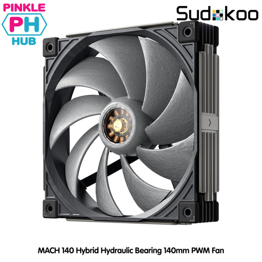 SUDOKOO MACH 140 Hybrid Hydraulic Bearing 140mm PWM Fan