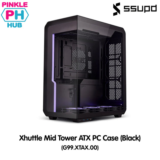 SSUPD Xhuttle Mid Tower ATX PC Case (Black)