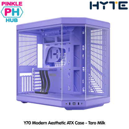 HYTE Y70 Modern Dual Chamber Mid-Tower ATX Case - Taro Milk